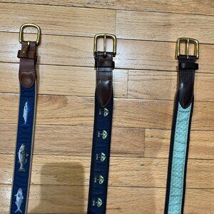 2 Vineyard Vines Belts plus bonus belt
